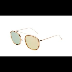 Illesteva Mykonos ace light sand mauve mirror